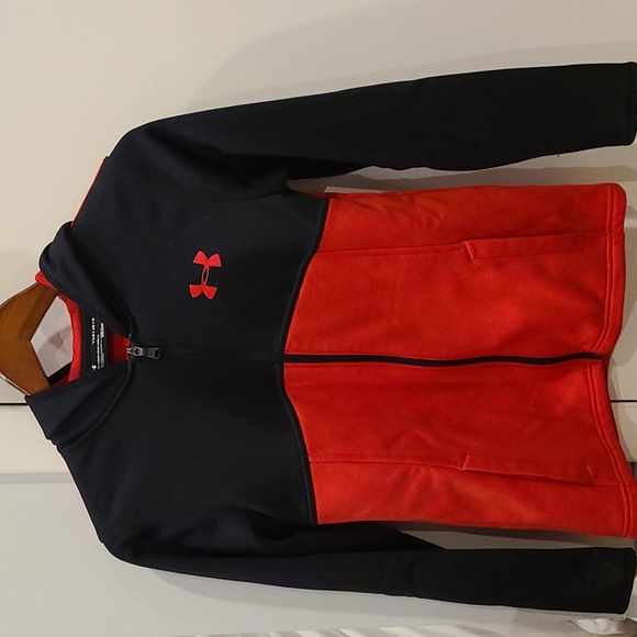 Boys' Under Armour Fleece Full Zip Coldgear size YLG - Picture 1 of 3
